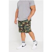 BadRhino Men's Camo Cargo Shorts in Dark Green | Size: 46R