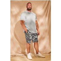 BadRhino Men's Camo Cargo Shorts in Grey | Size: 48R