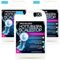 ProKleen ScaleStop Hot Tub & Spa Descaler Limescale Removal & Prevention 3 x 5L in Clear