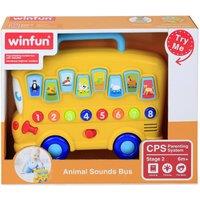 winfun Animal Sounds Bus in Yellow | Size: 1 Pack