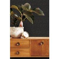Superfresco Easy Zar Charcoal Textured Plain Wallpaper in Grey | Size: 10000mm x 520mm