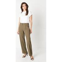 Belted Wide Leg Trouser