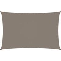 Sunshade Sail Oxford Fabric Rectangular 2x5 m Taupe