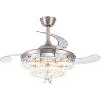 3-Light Changing Acrylic Ceiling Fan