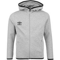 Umbro Men's Pro Fleece Full Zip Hoodie in Light Grey | Size: Large