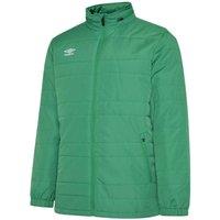 Umbro Men's Club Essential Bench Jacket in Emerald | Size: Medium