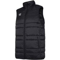 Umbro Men's Club Essential Gilet in Black | Size: Medium