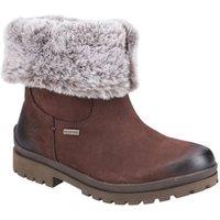 Hush Puppies Women's 'Alice' Ankle Boots in Brown | Size: 3