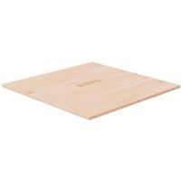 Square Table Top 70x70x1.5 cm Untreated Solid Wood Oak