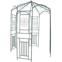 Garden Arch 250 cm Dark Green