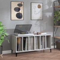 Berkfield Home Record Cabinet Grey Sonoma 100x38x48 cm Engineered Wood | Size: 100 x 38 x 48 cm