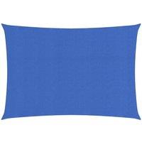 Sunshade Sail 160 g/m Blue 2.5x4 m HDPE