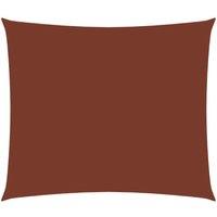 Sunshade Sail Oxford Fabric Rectangular 3x4 m Terracotta