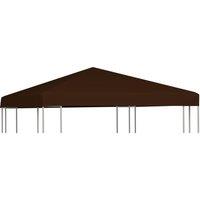 Berkfield Home Gazebo Top Cover 310 g/m 3x3 m Brown