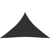 Sunshade Sail Oxford Fabric Triangular 4x4x5.8 m Anthracite