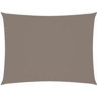 Sunshade Sail Oxford Fabric Rectangular 6x7 m Taupe