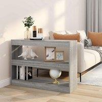 Berkfield Home Book Cabinet/Room Divider Grey Sonoma 100x30x72 cm | Size: 100 x 30 x 72 cm