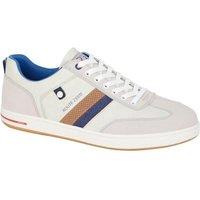 R21 Men's Stripe Casual Trainers in White | Size: 6