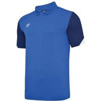 Umbro Men's Total Training Polo Shirt in Blue | Size: Medium