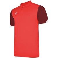 Umbro Men's Total Training Polo Shirt in Crimson | Size: Medium