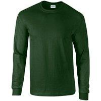 Premier Men's Ginmill Checked Long-Sleeved Shirt in Bottle Green | Size: XL