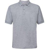 Russell Men's Polycotton Pique Polo Shirt in Grey | Size: 2XL