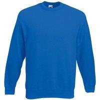 Fruit of the Loom Men's Classic 80 20 Set-in Sweatshirt in Royal | Size: XL