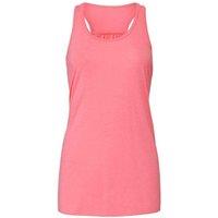 Bella + Canvas Women's Flowy Racerback Tank Top in Pink | Size: 14