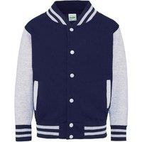 AWDis Varsity Jacket in Navy | Size: 3-4 Years