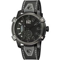 Rebel Men's Weeksville Black Dial Leather Watch