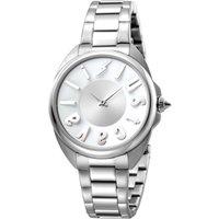 Logo Silver Dial Stainless Steel Watch