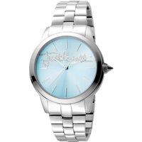 Logo Mohair Ice Blue Dial Stainless Steel Watch