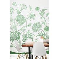 Jacobean Rose Trail Wall Mural