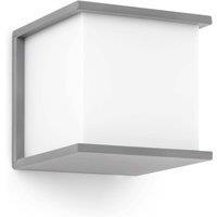 Netlighting Kubick 1 Light Outdoor Wall Light Dark Grey IP44 E27