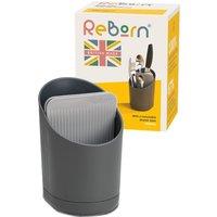 ReBorn Recycled Elegant & Functional Made In Britain Cutlery Drainer in Dark Grey