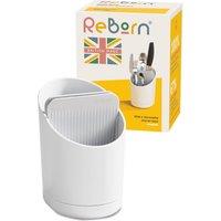ReBorn Recycled Elegant & Functional Made In Britain Cutlery Drainer in Stone