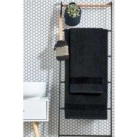 CHRISTY 'Prism' Bold Luxury 100% Turkish Cotton Towels in Black