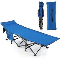 190 x 70 cm Folding Camping Cot Adults Portable Travel Sleeping Cot