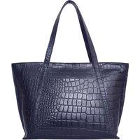 AGNES' Croc Embossed Real Leather Designer Tote Bag