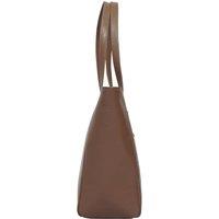 LINDA' Smooth Real Leather Unlined Tote Bag