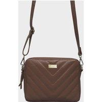 'IRIS' Quilted Soft Pebble Grain Leather Crossbody Bag