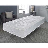 Starlight Beds White Memory Foam Hybrid Sprung Mattress | Size: Small Single