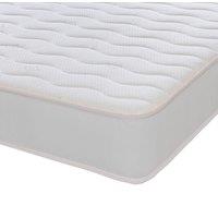 eXtreme Comfort Ltd Cooltouch Colours White Wave Hybrid Memory Foam & Pinna-Coil Innerspring Mattress With White Border | Size: Double