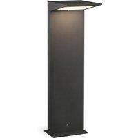 Netlighting Soleil Outdoor Dark Grey Bollard Solar Panel Light IP54