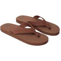 Animal Men's 'Boardwalk' Lightweight Flip-Flops Casual Slip On Sandals in Brown | Size: 7