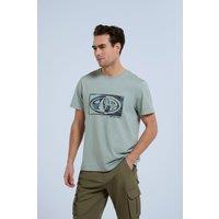 Animal Men's 'Jacob' Relaxed Fit Holiday Cotton T-Shirt in Light Blue | Size: XS