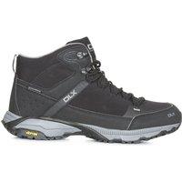 Trespass Men's Renton Waterproof Walking Boots in Black | Size: 13