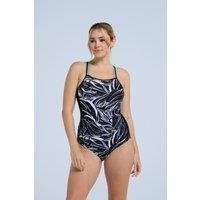 'Zora' Stylish Printed Strappy Swimsuit Lightweight Stretchy Swimwear