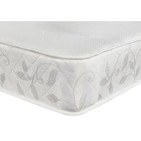 Sloomy Chelsea Bonnell Sprung Memory Mattress in White | Size: Small Double