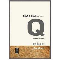 nielsen Quadrum A1 Wooden Picture Frame With Protective Glass Front in Mid Grey